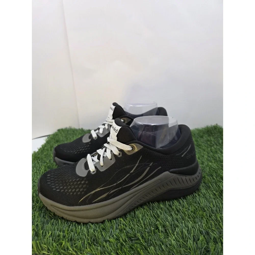 Women's Dansko Pace Mesh Athletic Walking Shoes Black Grey Size 38 US 7.5